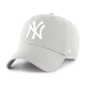 47 Brand NEW YORK YANKEES '47 CLEAN UP Adjustable Hat - gray